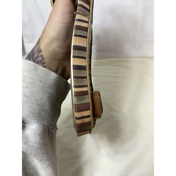 Battaglia Women’s heeled Sandals size 41  Made In Italy Kitten Heel Slide - Picture 8 of 8